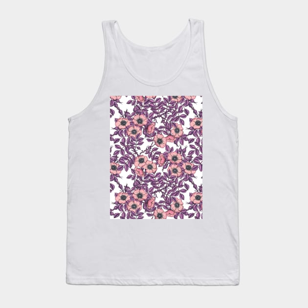 Dog rose Tank Top by katerinamk